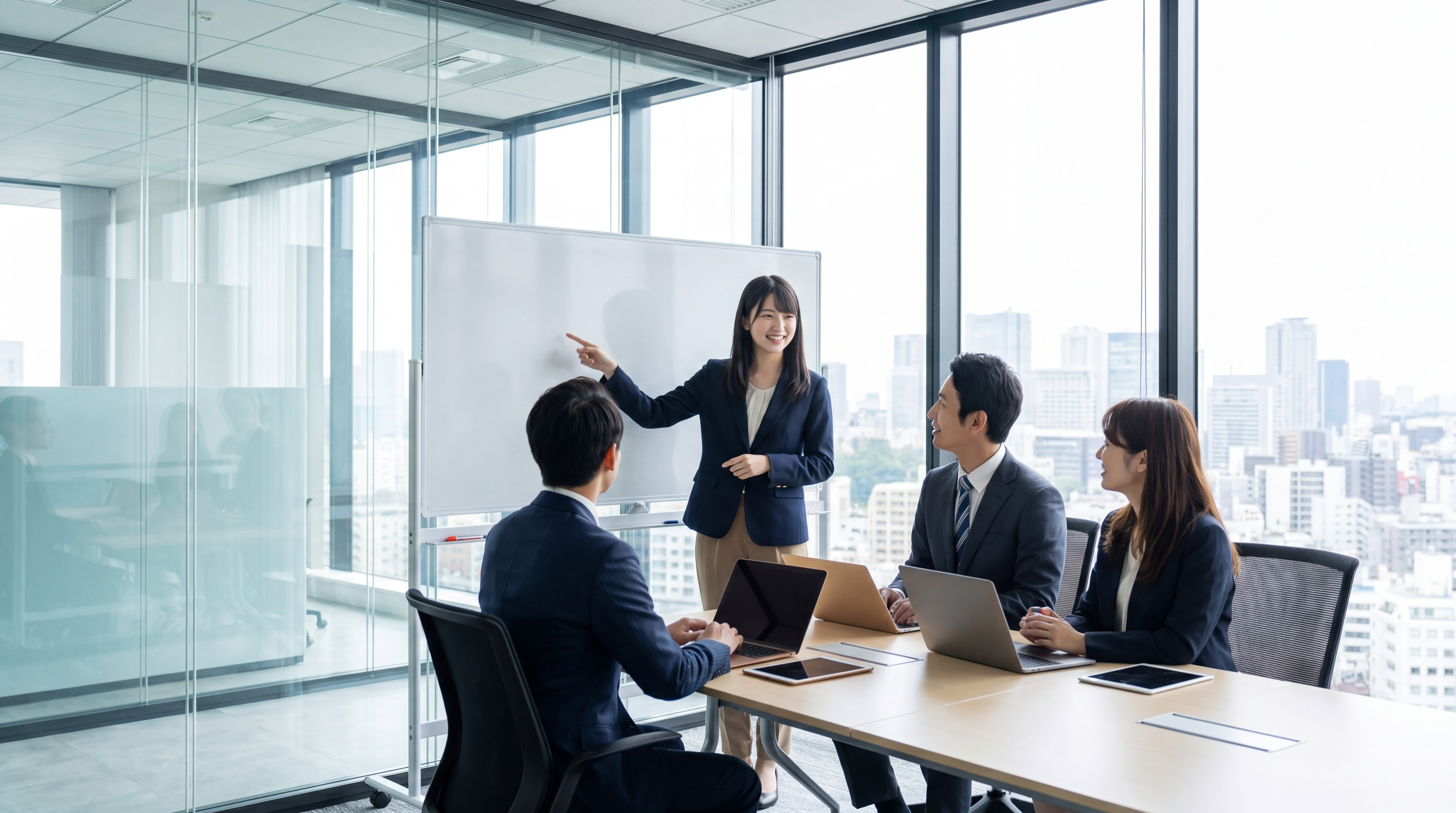 セカンドキャリアを考えているが、リスクと現実が整理できないを体現する 20-30 代会社員のシーン